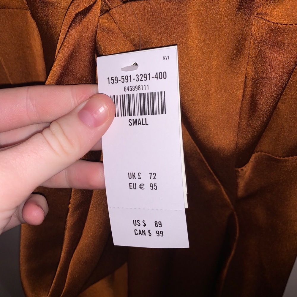 Satin midi dress